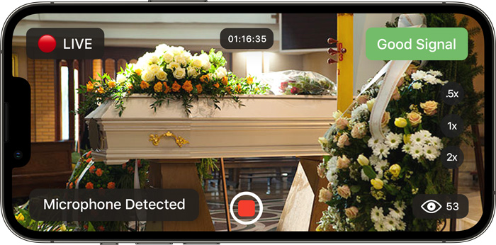 microphone detected during live stream