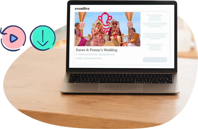replay and download a virtual event