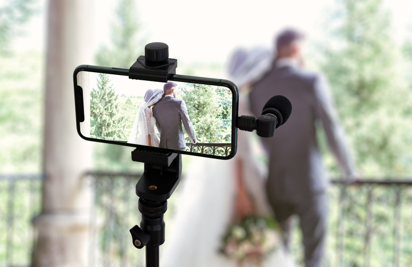 live streaming setup for weddings