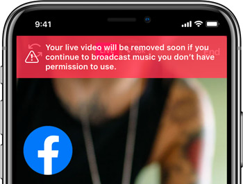facebook copyright issues with music