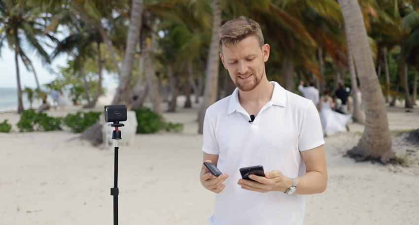 configuring a mevo camera with a wifi hotspot