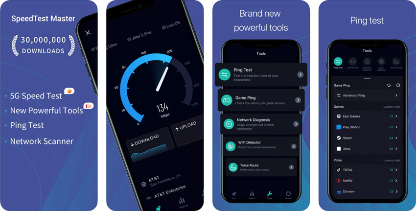 speedtest master for live streaming