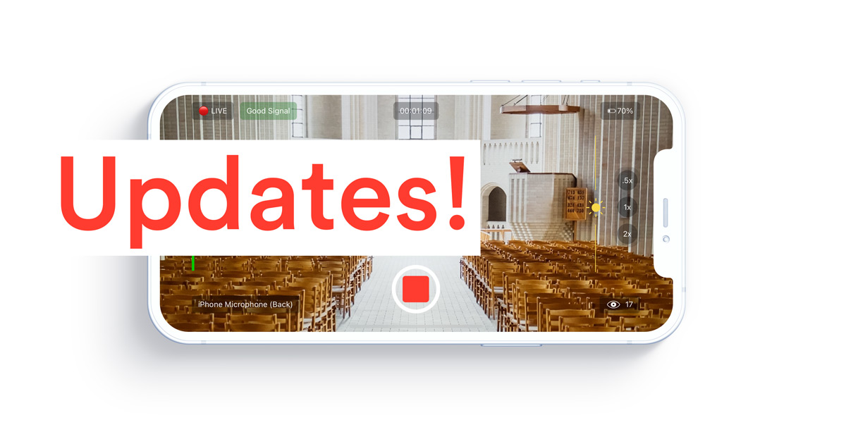 Building a live streaming platform for event live streamers