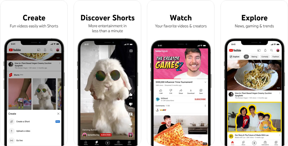 youtube app for live streaming