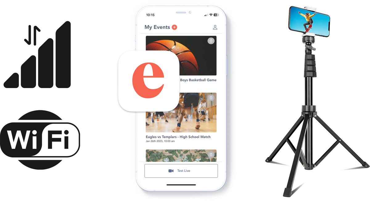 live streaming tools for amateur and high school sports