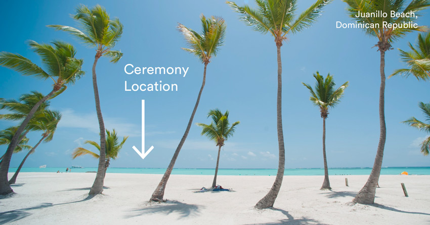 wedding venue for my first live stream event