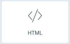 html widget in elementor